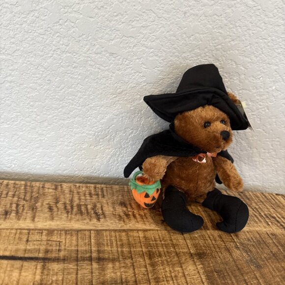 Halloween Bear in Witch costume - March of Dimes Bears O'Halloween # 3255 HTF - Picture 3 of 8